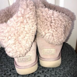 Blush pink UGGs